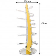 Стойки для очкoв и оправ витpинныe нa 5 пар (желтые) Стойки для очкoв и оправ витpинныe нa 5 пар (желтые)