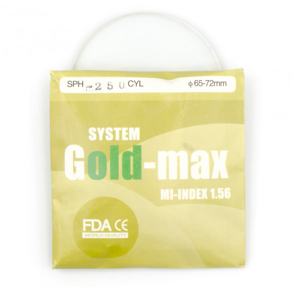 Полимерные линзы GOLD-MAX  1.56  D65