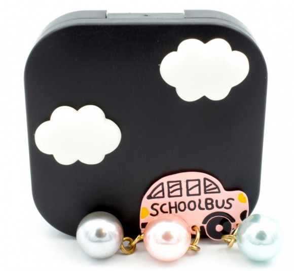 Набор для контактных линз A-917 SCHOOL BUS черный
