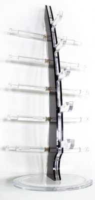 Стойки для очкoв и оправ  витpинныe нa 5 пар ( черные)