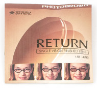 Полимерные линзы RETURN PHOTO  Brown D65 Полимерные линзы RETURN PHOTO  Brown D65