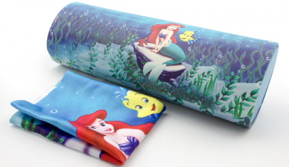 Футляр для очков W-251-M6 с рисунком + салфетка Футляр для очков W-251-M6 с рисунком + салфетка