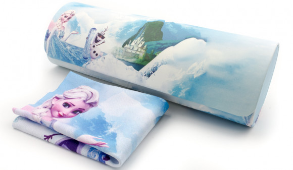 Футляр для очков W-251-M7 с рисунком + салфетка