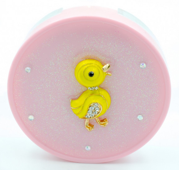 Набор для контактных линз A-619 УТКА розовый