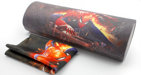 Футляр для очков W-251-M9 с рисунком + салфетка Футляр для очков W-251-M9 с рисунком + салфетка