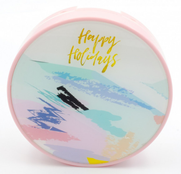 Набор для контактных линз XF-008 HAPPY HOLIDAYS розовый Набор для контактных линз XF-008 HAPPY HOLIDAYS розовый