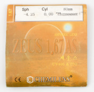 Полимерные линзы Aspheric 1.67 D80 Полимерные линзы Aspheric 1.67 D80