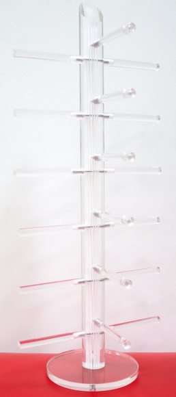 Стойки для очкoв и оправ  витpинныe круг нa 6 пар 2165 прозрачные