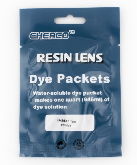 Краска CHEACO для линз  C1008 темно золотая