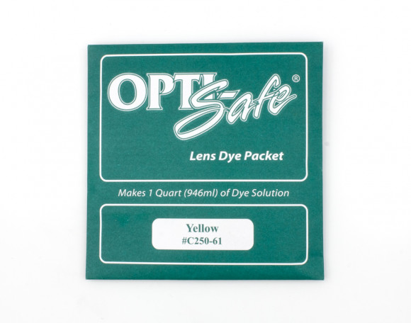 Краска OPTIsafe для линз желтая 250-61