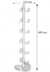 Стойки для очкoв и оправ  витpинныe сердечко нa 6 пар 2160 прозрачные