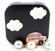 Набор для контактных линз A-917 SCHOOL BUS черный Набор для контактных линз A-917 SCHOOL BUS черный