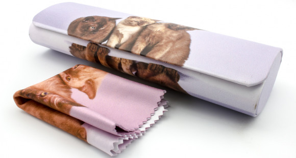 Футляр для очков W251-161 рисунок+салфетка Футляр для очков W251-161 рисунок+салфетка