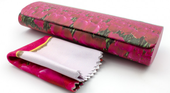 Футляр для очков W251-162 рисунок+салфетка