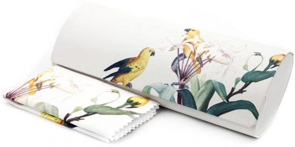 Футляр для очков W-251-D43U с рисунком + салфетка