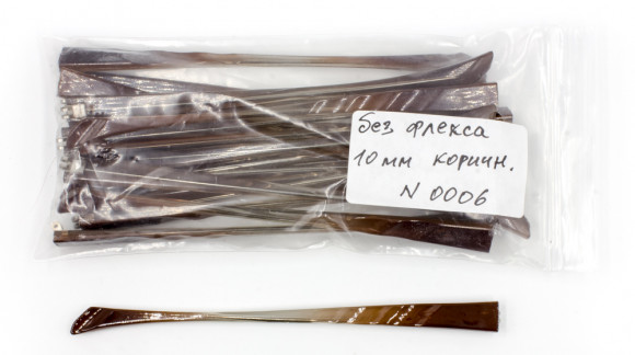 Заушники пластмассовые 10 мм. без флекса №0006