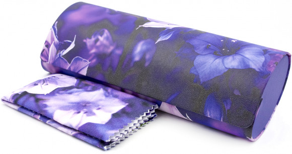 Футляр для очков W-251-D83 с рисунком + салфетка