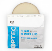 Полимерные линзы HI-MAX Optec Brown тонировка 24% 1.56 D70 Полимерные линзы HI-MAX Optec Brown тонировка 24% 1.56 D70