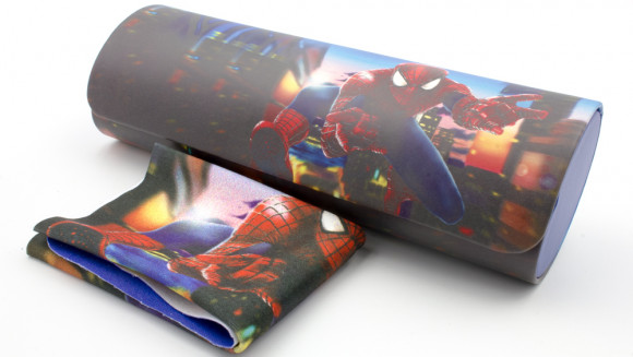 Футляр для очков W-251-M12 с рисунком + салфетка