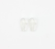 Носоупоры под винт силикон овальные маленькие1407-8, штука Носоупоры под винт силикон овальные маленькие1407-8, штука