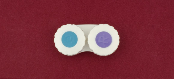 Контейнер для контактных линз №0107 57х27 мм.