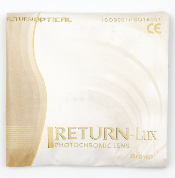 Полимерные линзы RETURN-LUX  фотохромные Brown D70