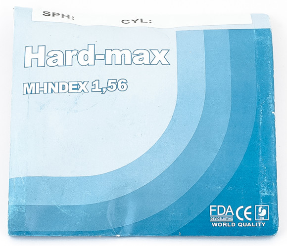 Полимерные линзы HARD-MAX 1.56 D65 Полимерные линзы HARD-MAX 1.56 D65