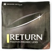 Полимерные линзы RETURN фотохромные Brown D70