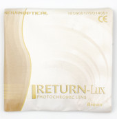 Полимерные линзы RETURN-LUX  фотохромные Brown D65 Полимерные линзы RETURN-LUX  фотохромные Brown D65