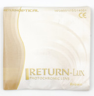 Полимерные линзы RETURN-LUX  фотохромные Brown D70 Полимерные линзы RETURN-LUX  фотохромные Brown D70