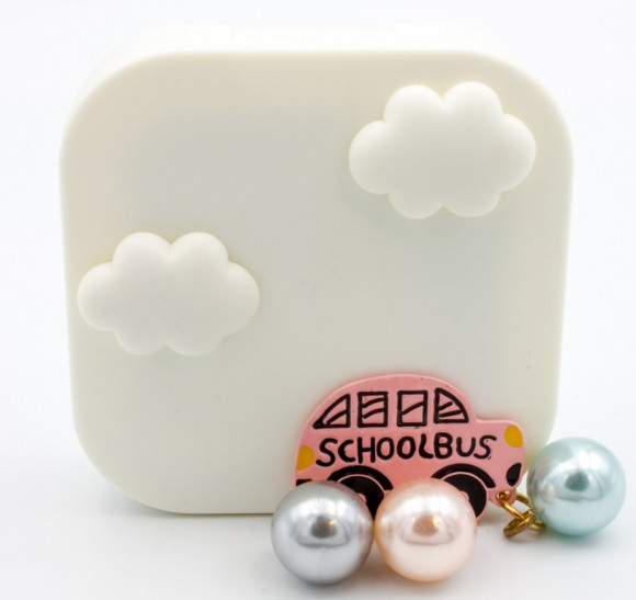 Набор для контактных линз A-917 SCHOOL BUS белый